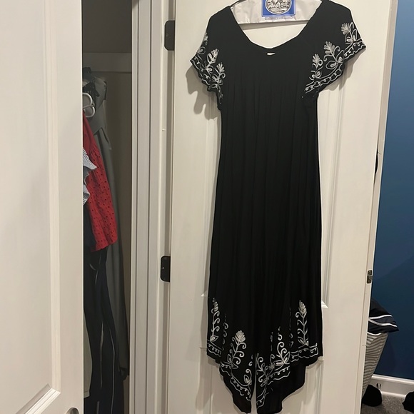 Capri style cotton romper - Picture 1 of 3